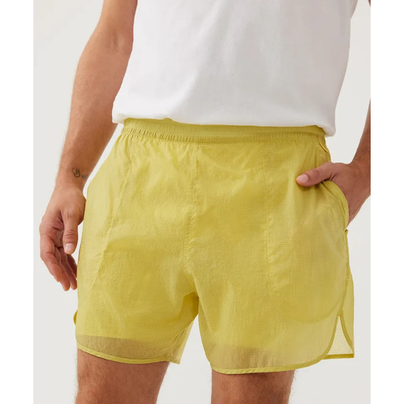 OUTDOOR VOICES Men's BreakLite 5" Short XS Pear Green Lightweight Liner NWT - Picture 1 of 12